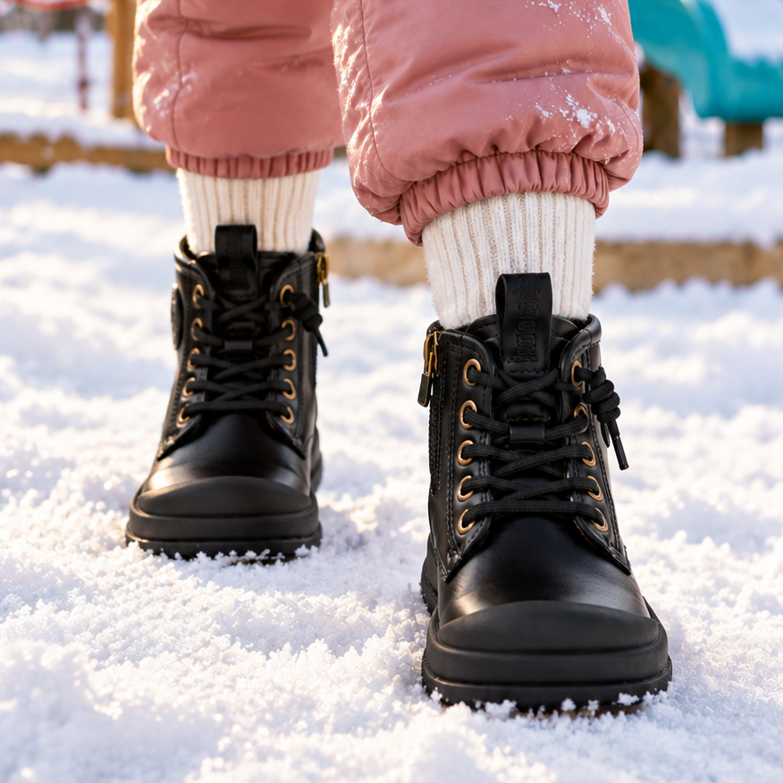 EBMINI® LOS -Wasserdichte Barfußstiefel für Kinder mit Futterung
